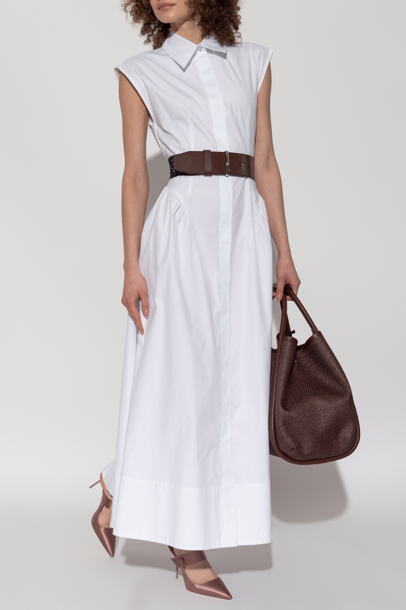 White Cotton dress 'Fabiana' Sportmax - Vitkac Italy
